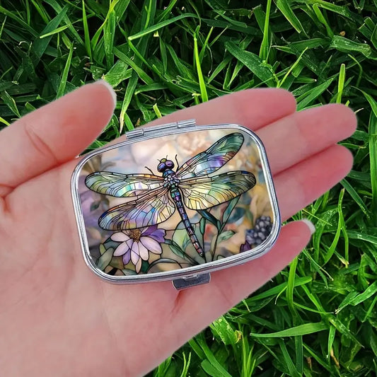 Dragonfly & Bloom Pill Box