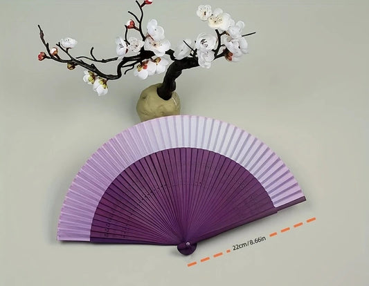 Purple pleasure Folding Fan