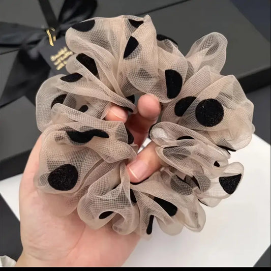 Polka-Dot Daydream Scrunchie