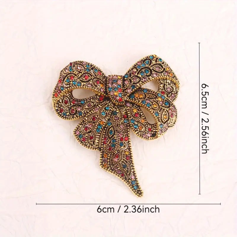 The Sapphire Bow Brooch