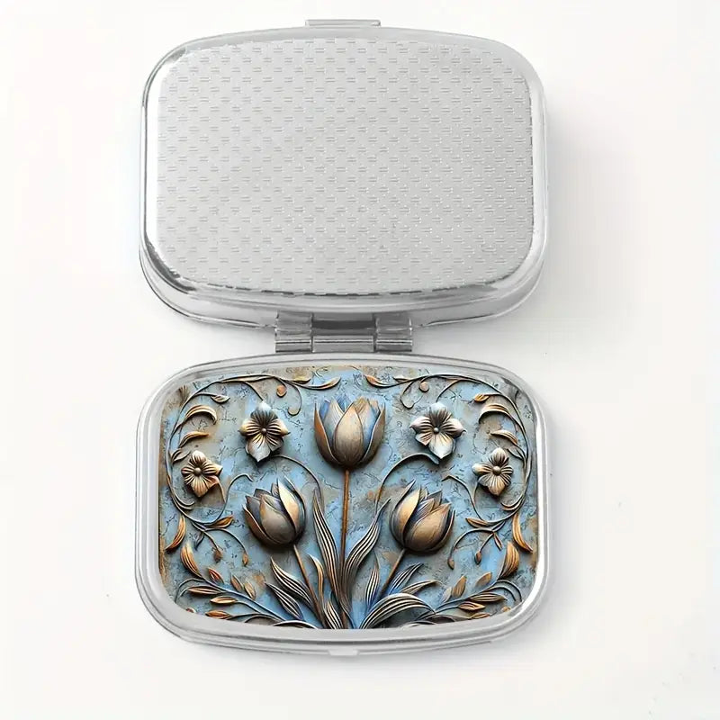 Antique Flora Pill case