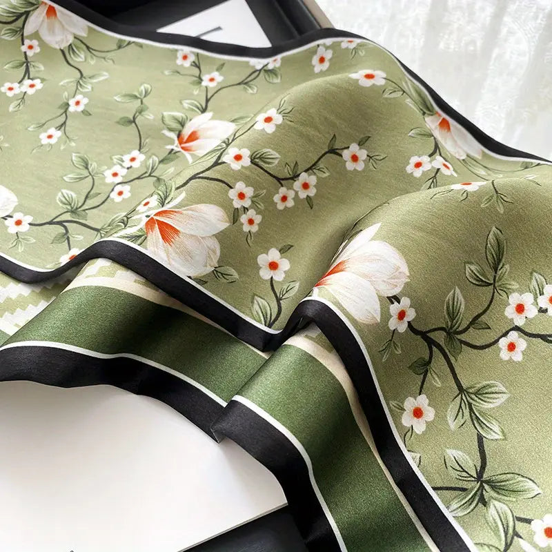 Forest Flow Pure Silk Scarf