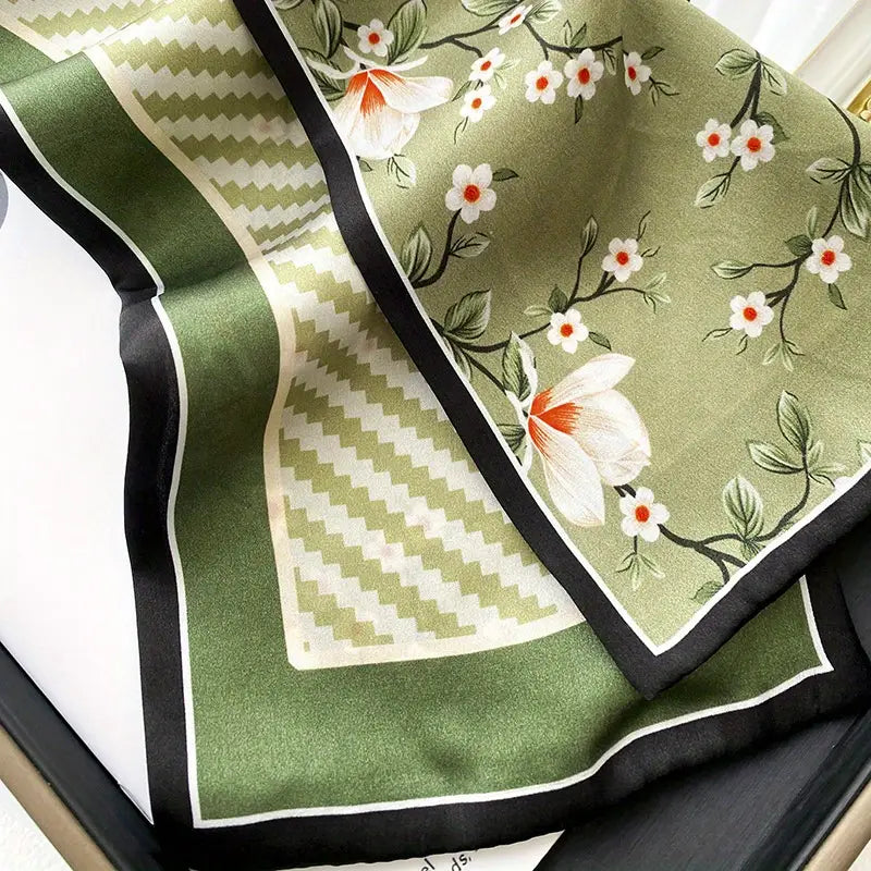 Forest Flow Pure Silk Scarf