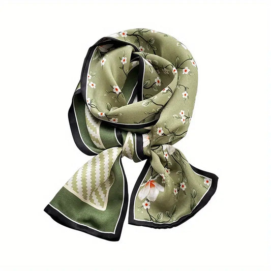 Forest Flow Pure Silk Scarf