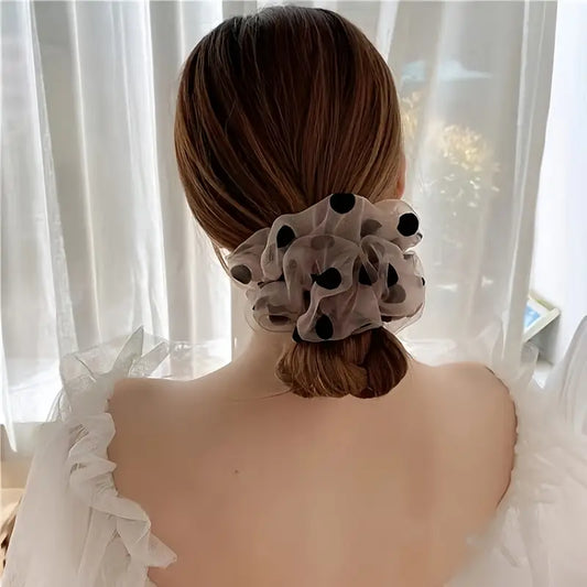 Polka-Dot Daydream Scrunchie