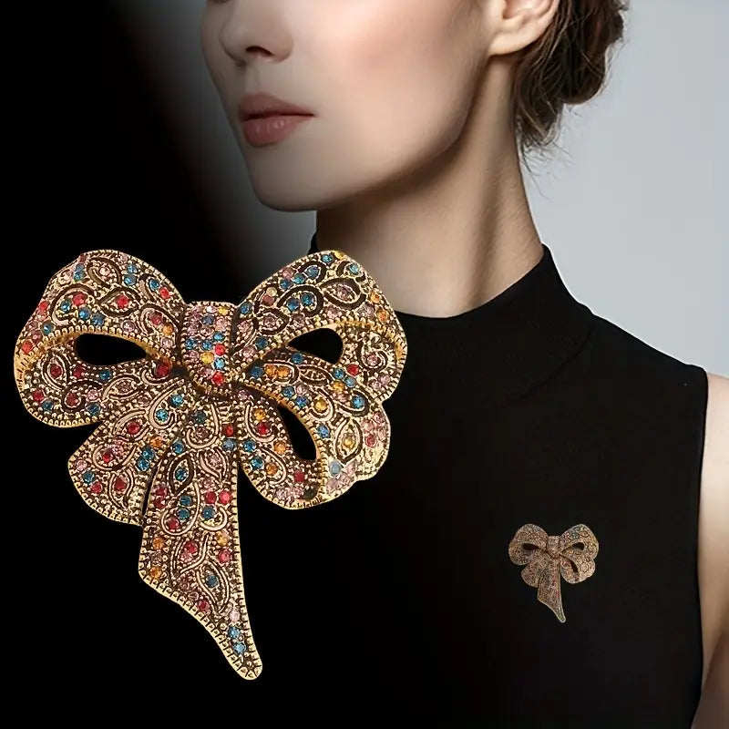 The Sapphire Bow Brooch