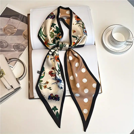 Floral Dotty darling scarf