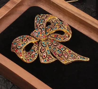 The Sapphire Bow Brooch
