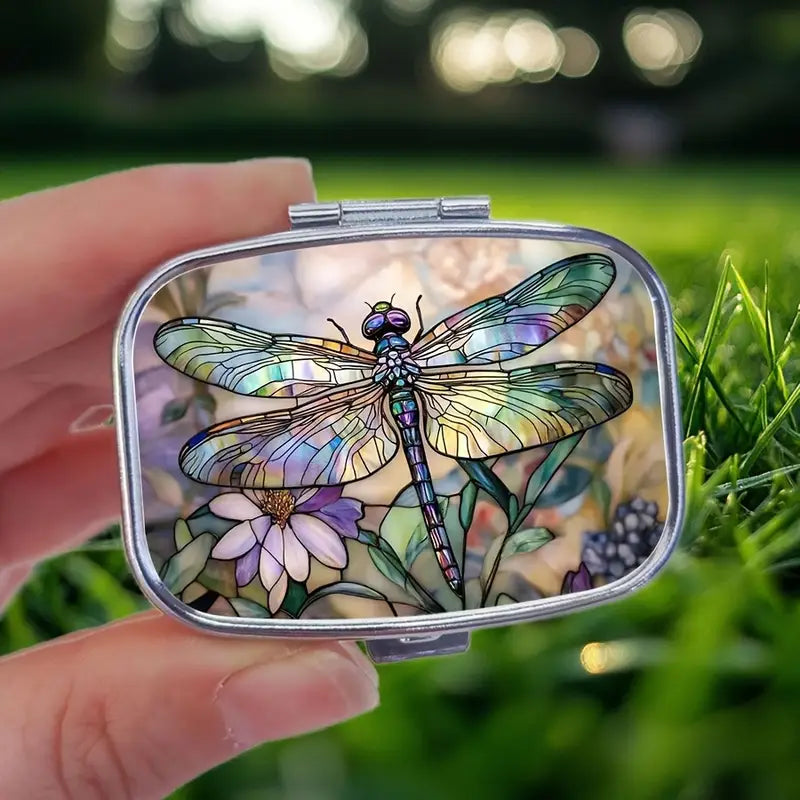 Dragonfly & Bloom Pill Box